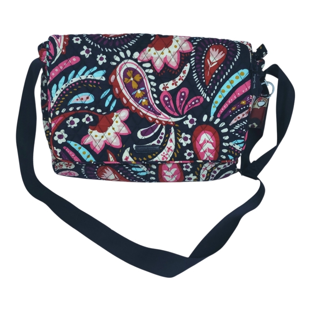 Vera Bradley Essential Tote Shoulder Bag Haymarket Paisley